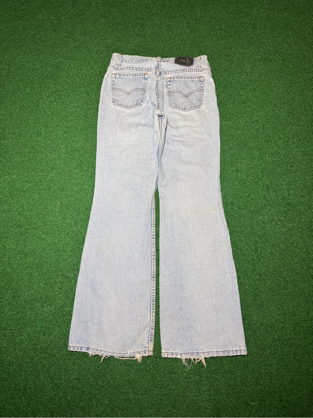 Silvertab Levis Hipster Flare Jeans Vintage Y2K Bootcut Light Wash 31x31 RARE
